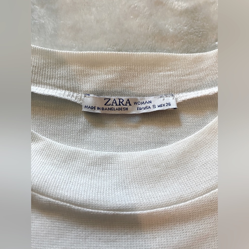 Zara White T-Shirt